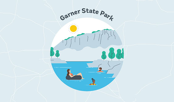 garner state park graphic 