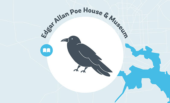 edgar allen poe house and museum graphic