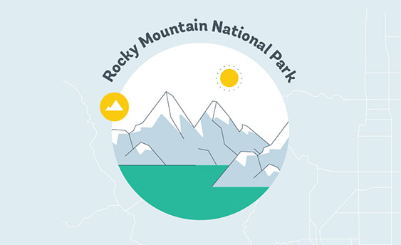 rocky mountain national park graphic