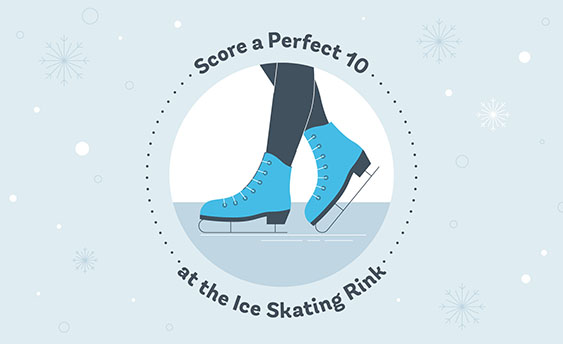 ice skating rink graphic