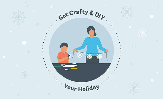 holiday DIY crafts graphic