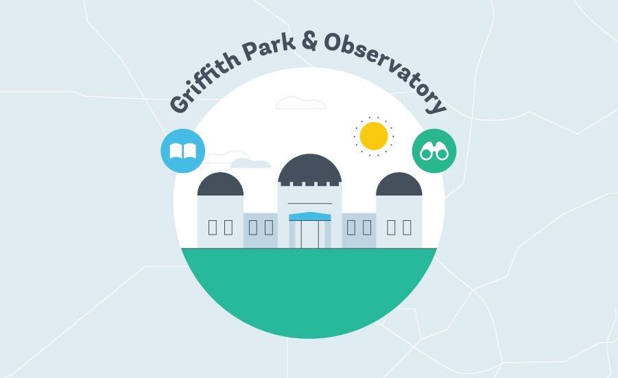 Griffith Park Observatory Graphic