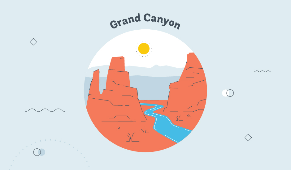 grand canyon graphic