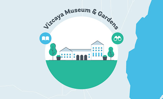 vizcaya museum and gardens graphic