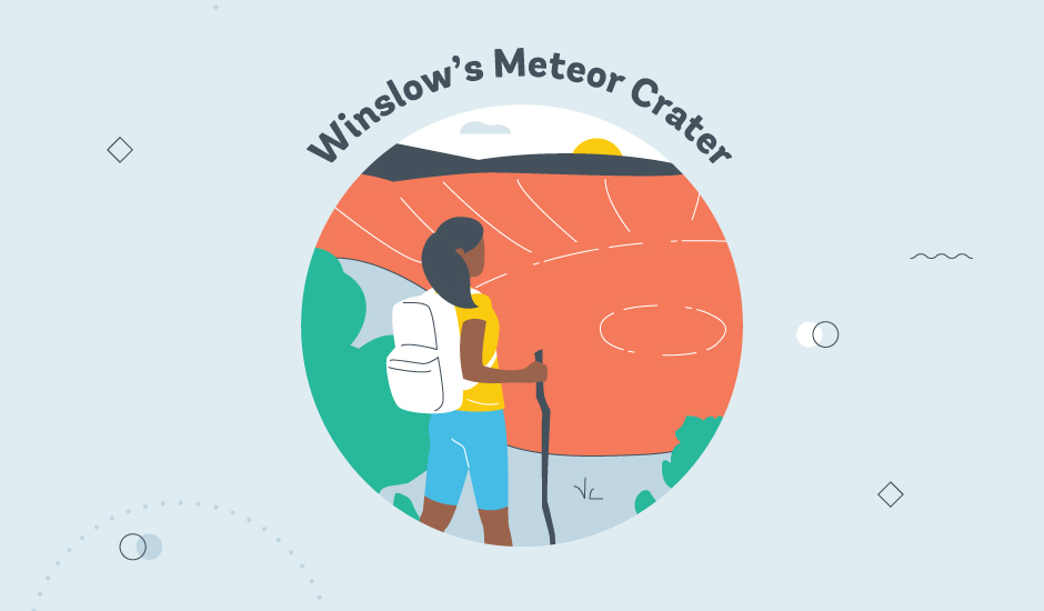 metor crater route 