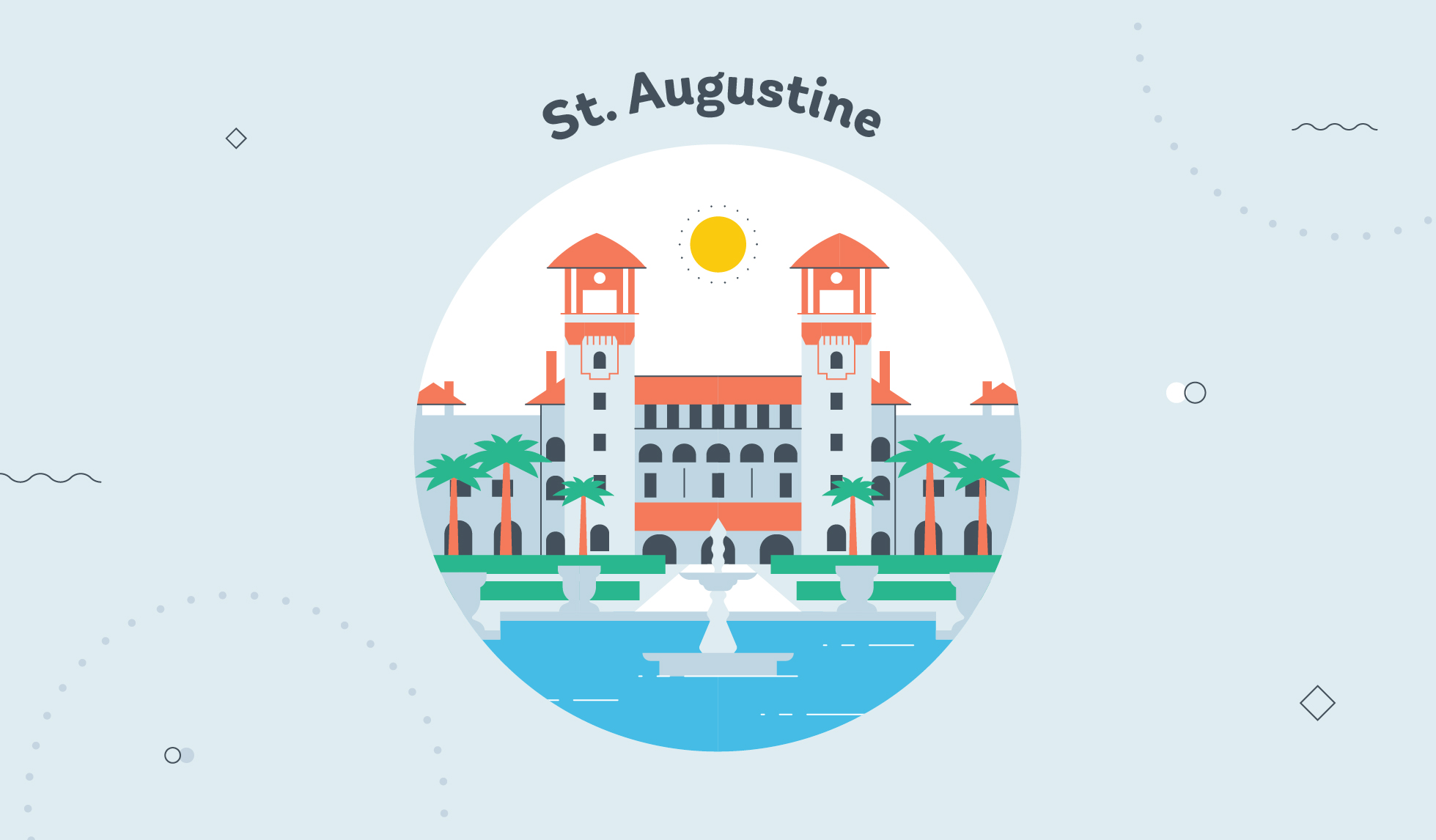 St. Augustine fl graphic