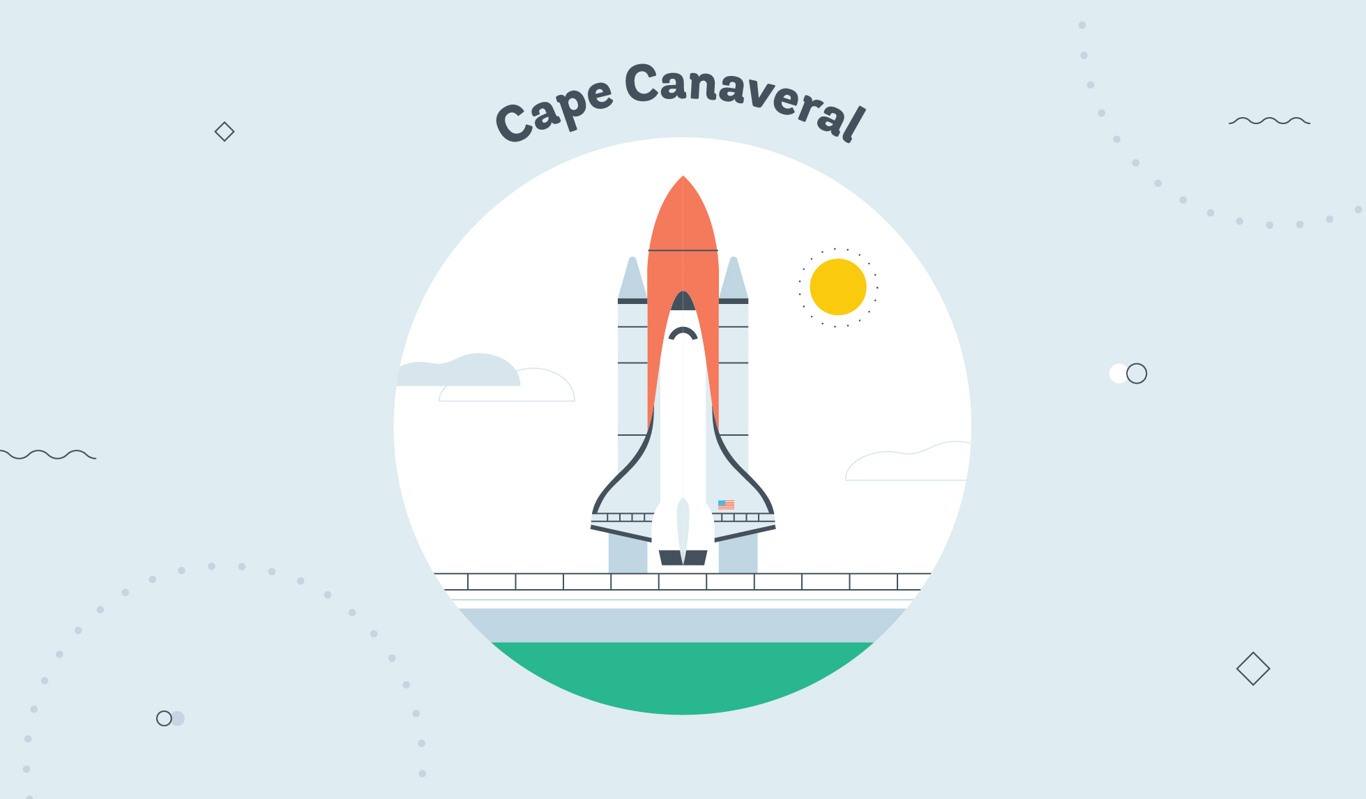 Cape Canaveral graphic